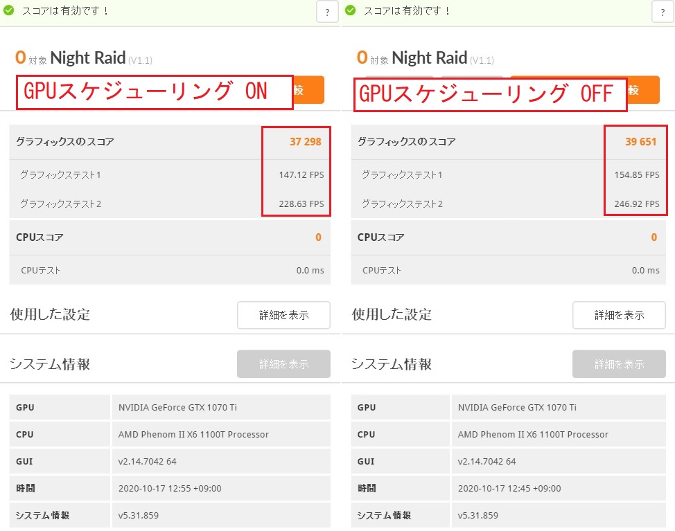 効果あり May Update Gpuスケジューリング Onでffxv速度向上 ただし Phenomii Gtx1070ti ぱんはげメモ